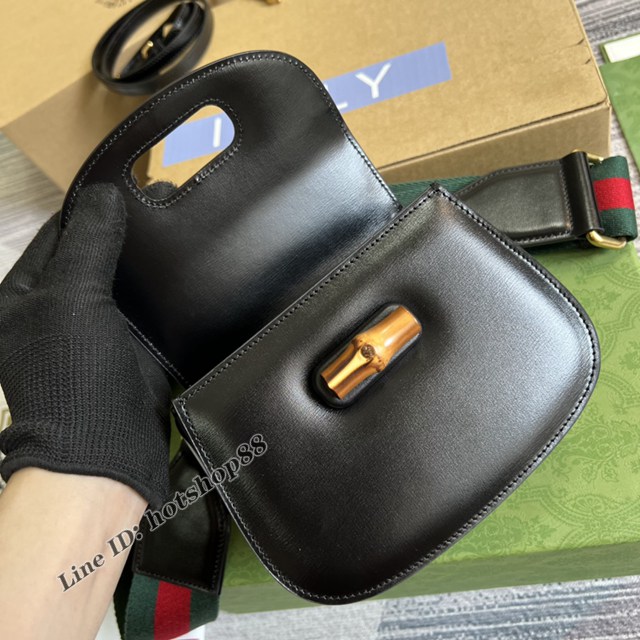 Gucci專櫃2022新款肩背女包 古馳《Aria-時尚詠歎調》系列原廠皮竹節迷你手提包686864 gqy4101